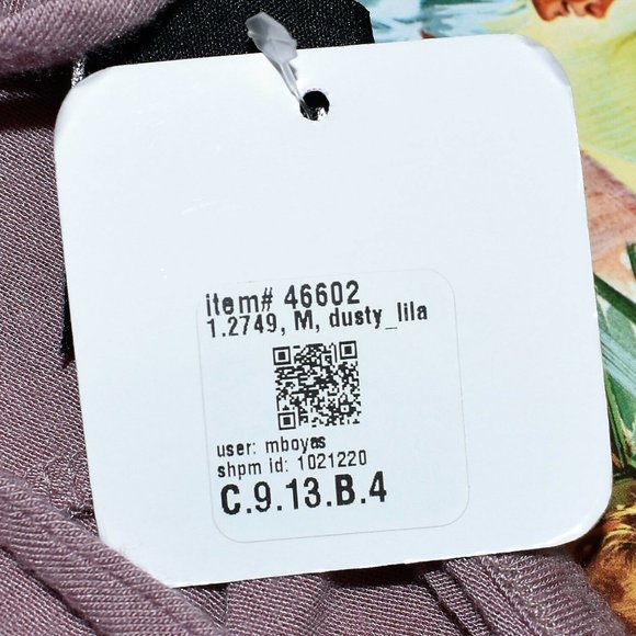 Brand New Hippie Chic Lila Tank Top Size M - Dusty Rose - Picture 7 of 7